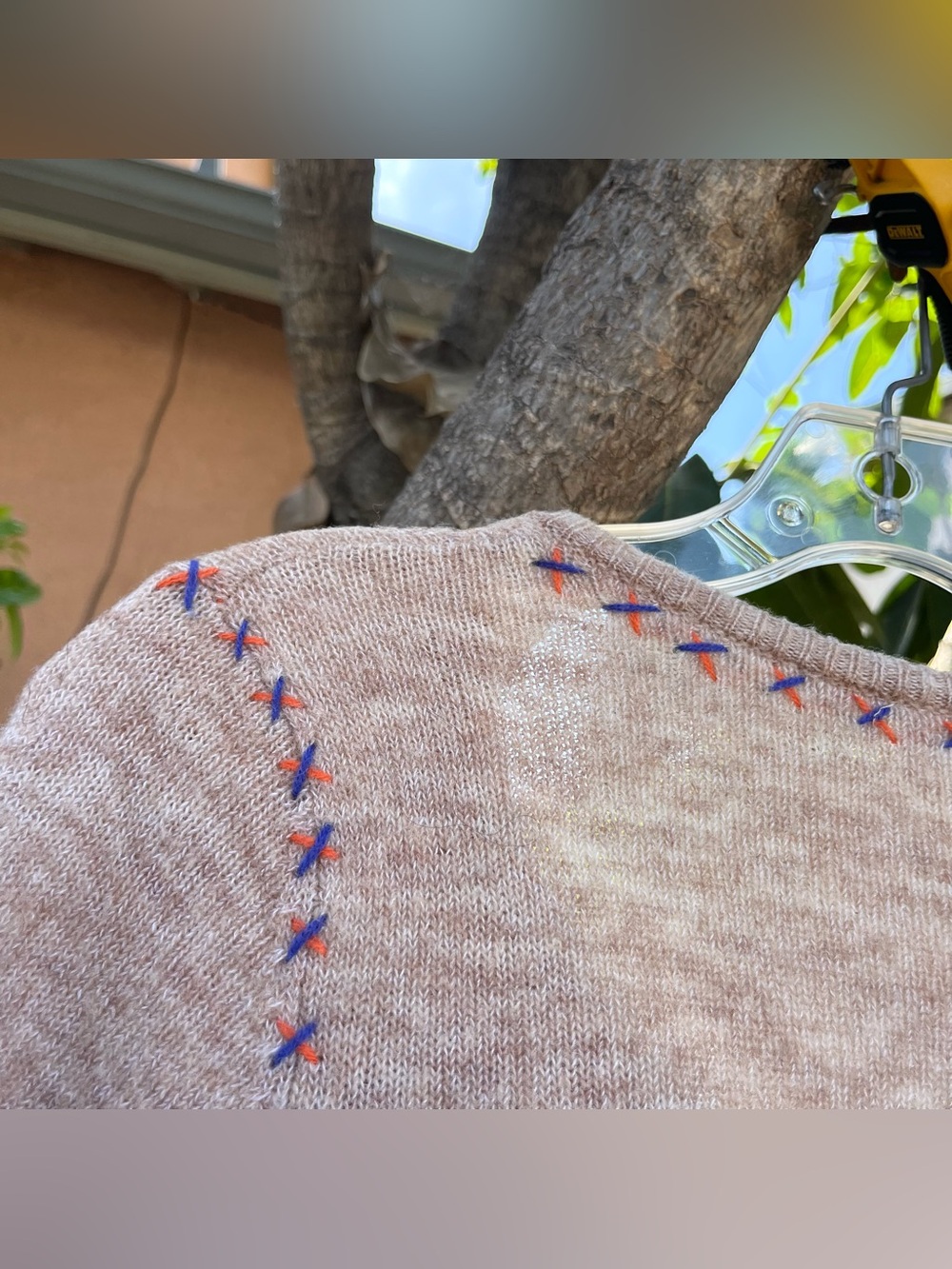 Vintage 2003 Free People Cream Embroidered Cardigan. - Picture 10 of 13